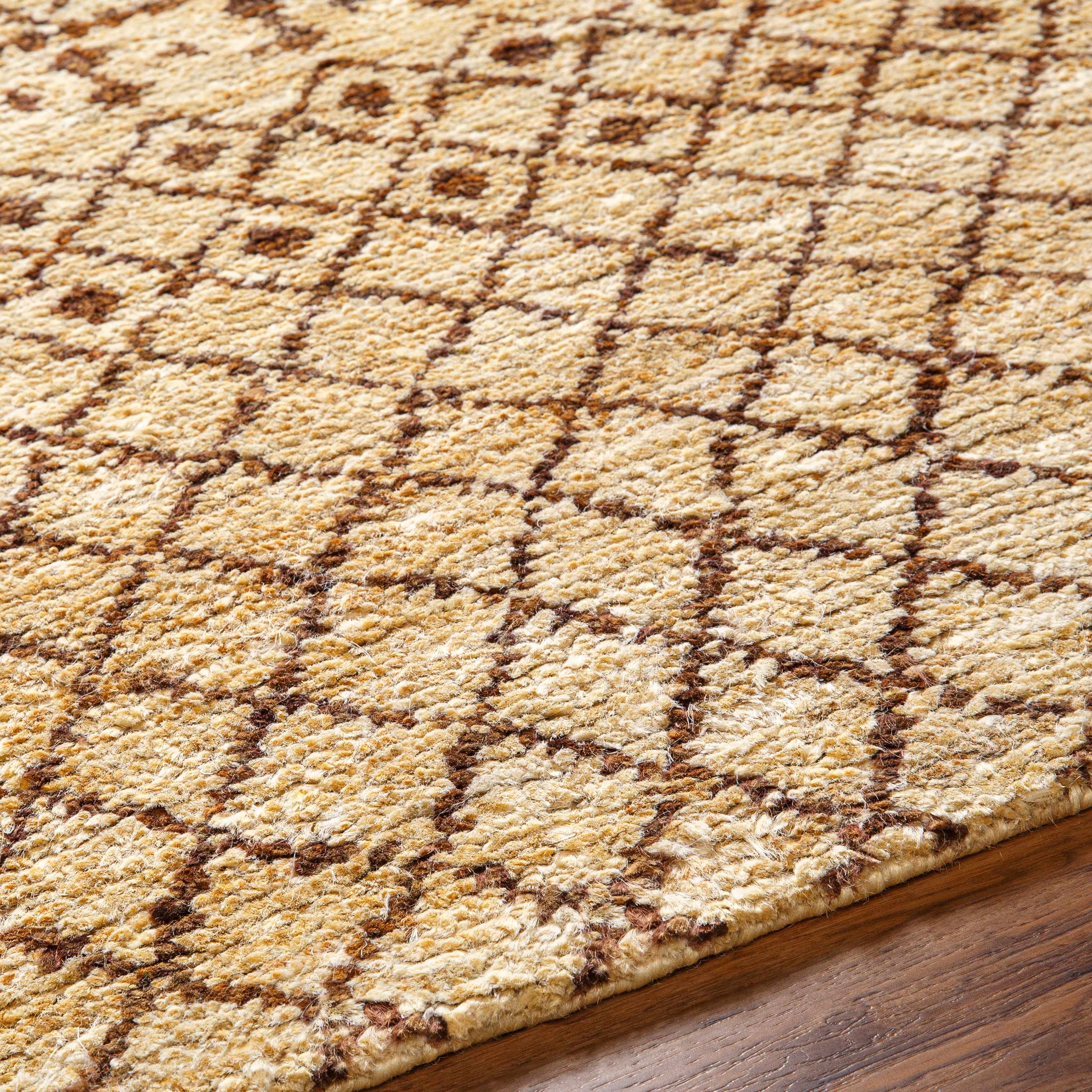 Natural Butter Jute Hand Knotted Area Rug