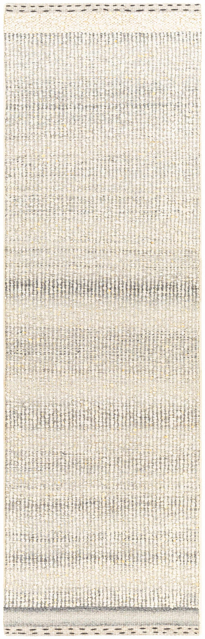 Exotic Chic Cream Hand Woven Wool Area Rug