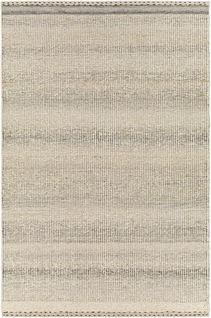 Exotic Chic Cream Hand Woven Wool Area Rug