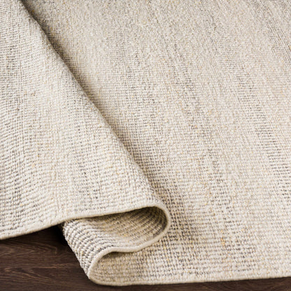 Exotic Chic Cream Hand Woven Wool Area Rug