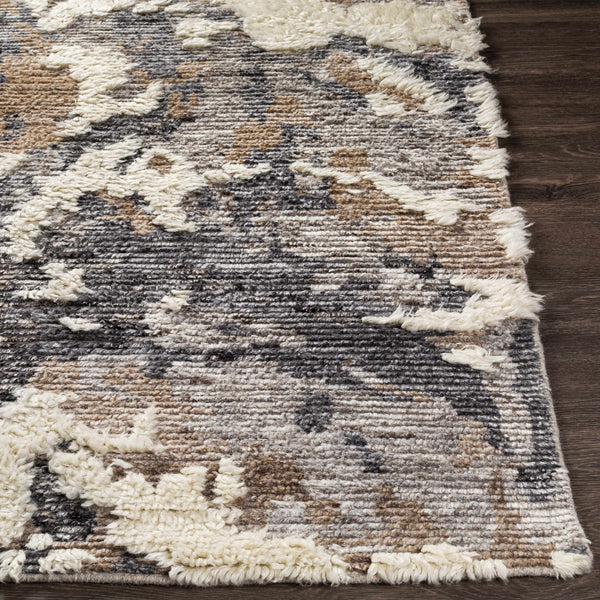 Fluffy Plush Cream Hand Knotted Wool Area Rug