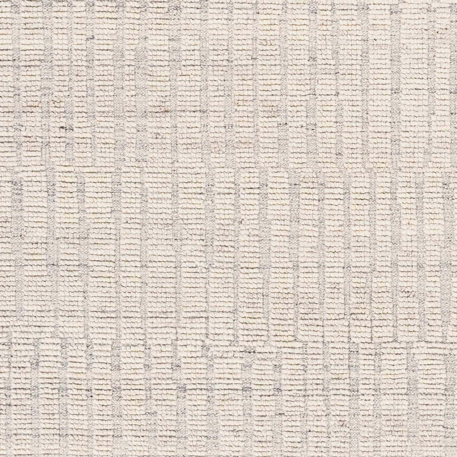 Beauteous Ivory Wool Hand Knotted  Area Rug